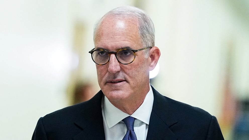Doug Band arriving at the House Oversight Committee for closed-door interview on Epstein ties June 30 2026