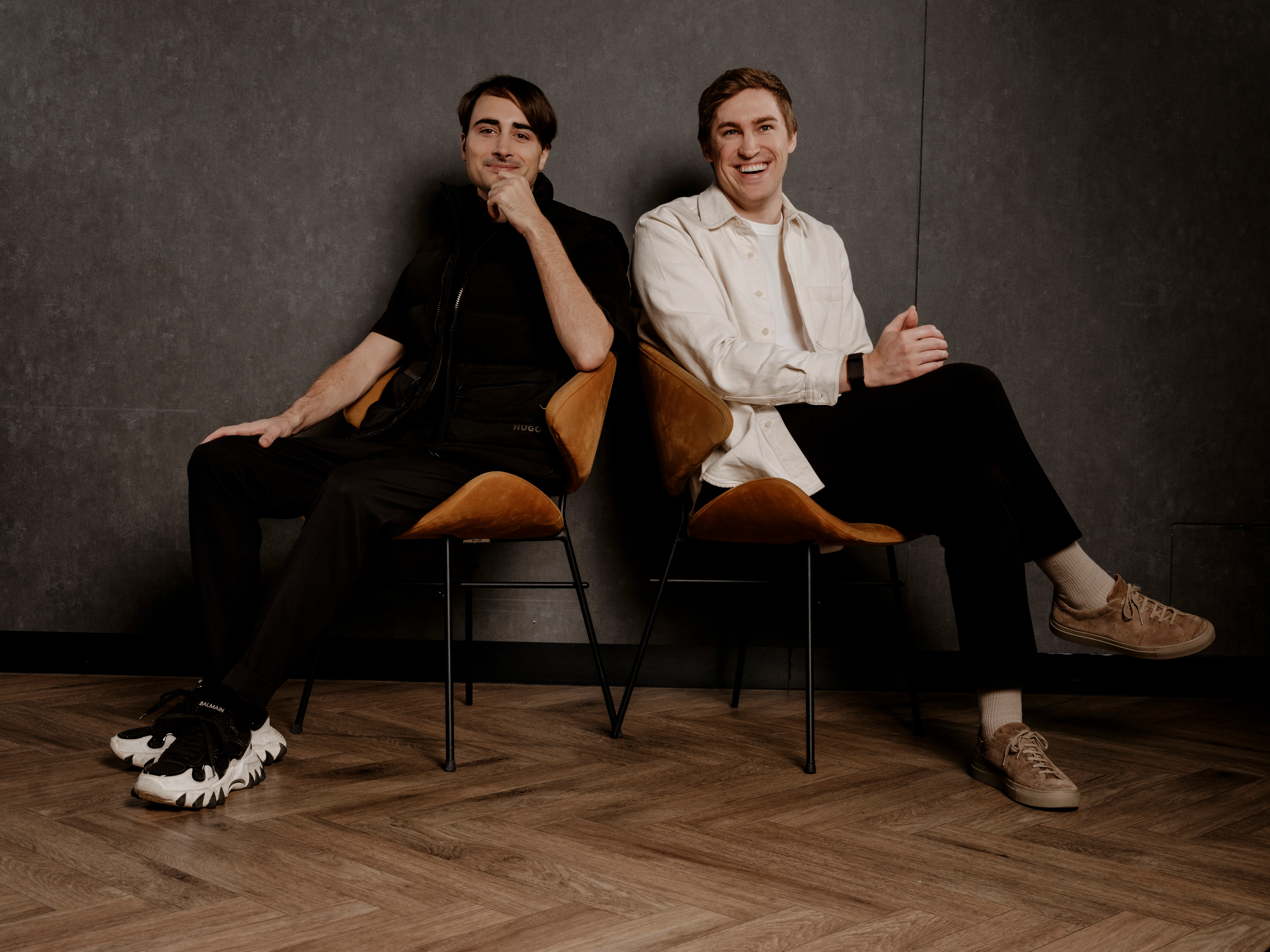 ElevenLabs co-founders Mati Staniszewski and Piotr Dabkowski, whose AI voice technology was used to recreate Gene Wilder's voice for Netflix