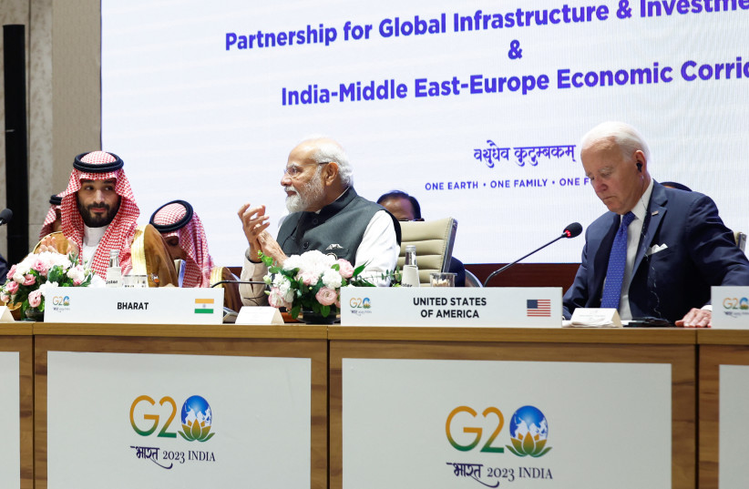 IMEC India Middle East Europe Economic Corridor map showing proposed rerouting through Syria