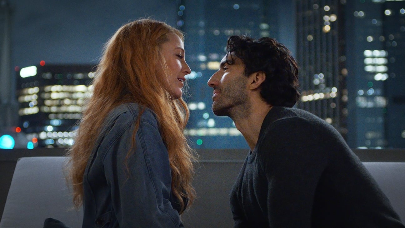Blake Lively and Justin Baldoni in a publicity still from the Sony Pictures film It Ends With Us