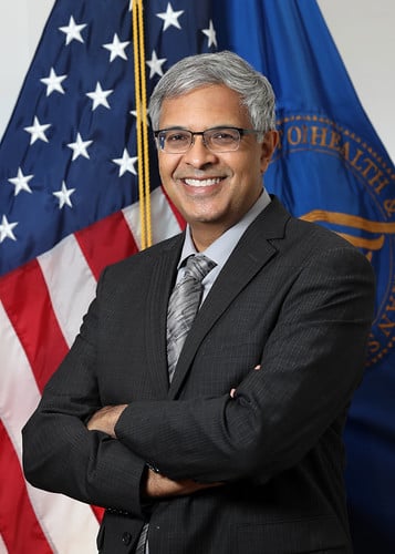 Jay Bhattacharya, director of the National Institutes of Health, official portrait