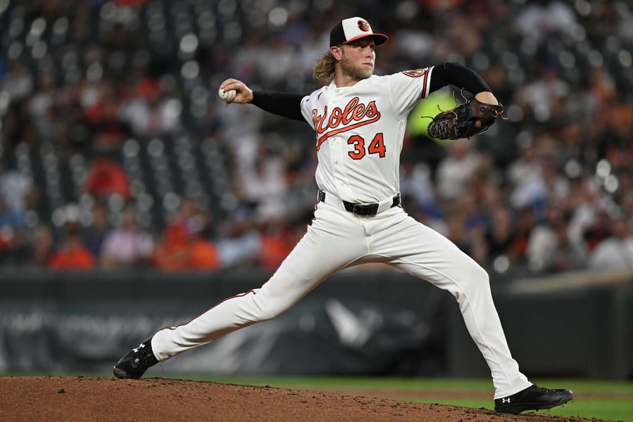 Matthew Boyd pitching for Chicago Cubs against Baltimore Orioles during 2026 MLB game