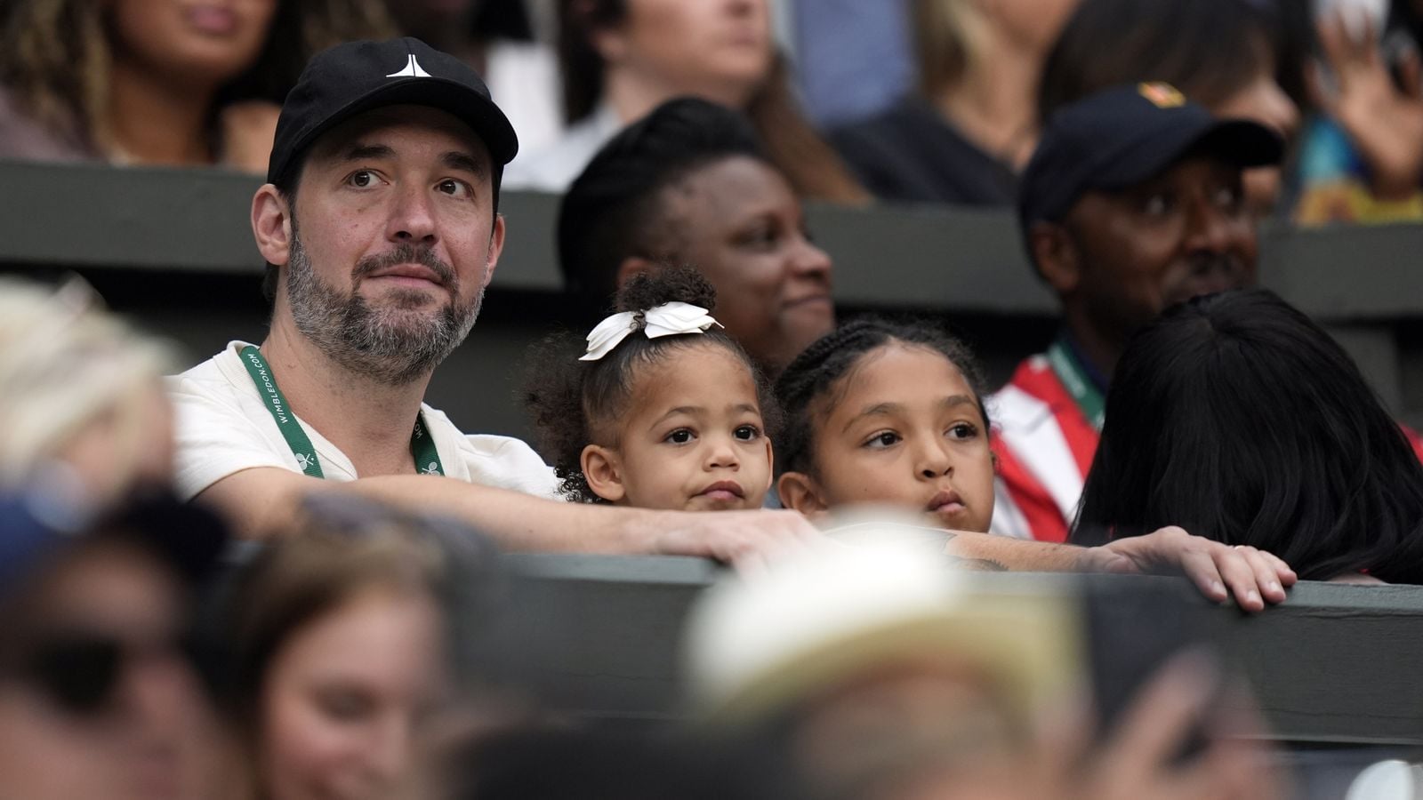 Serena Williams in action on Centre Court at Wimbledon 2026