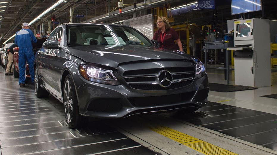 Mercedes-Benz manufacturing facility in Vance Alabama which produces GLE-class SUVs for global export