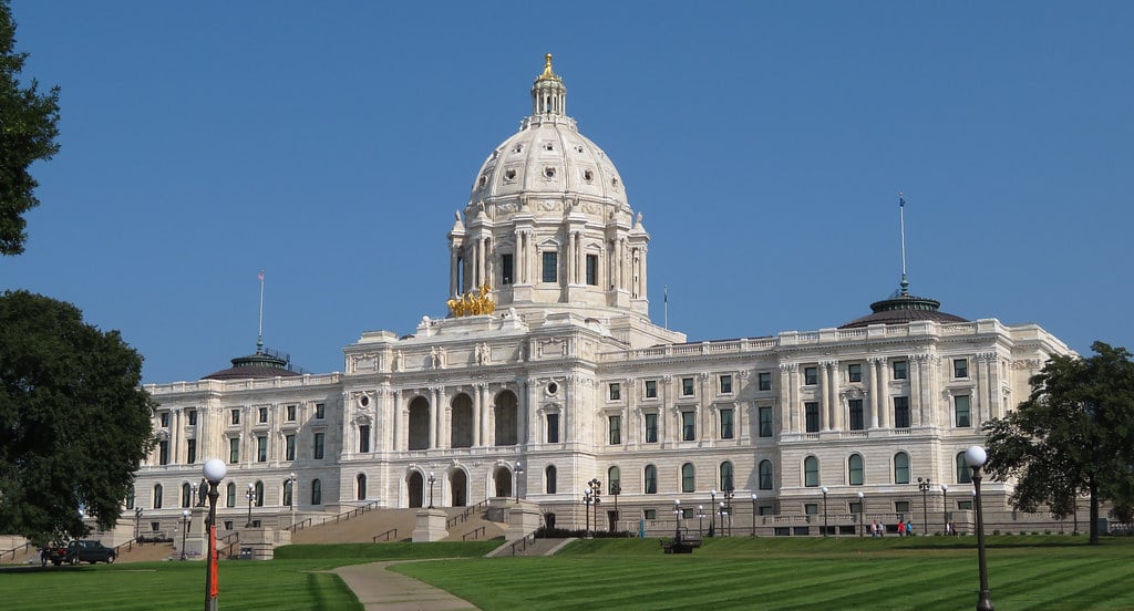 Minnesota State Capitol building in Saint Paul, Minnesota