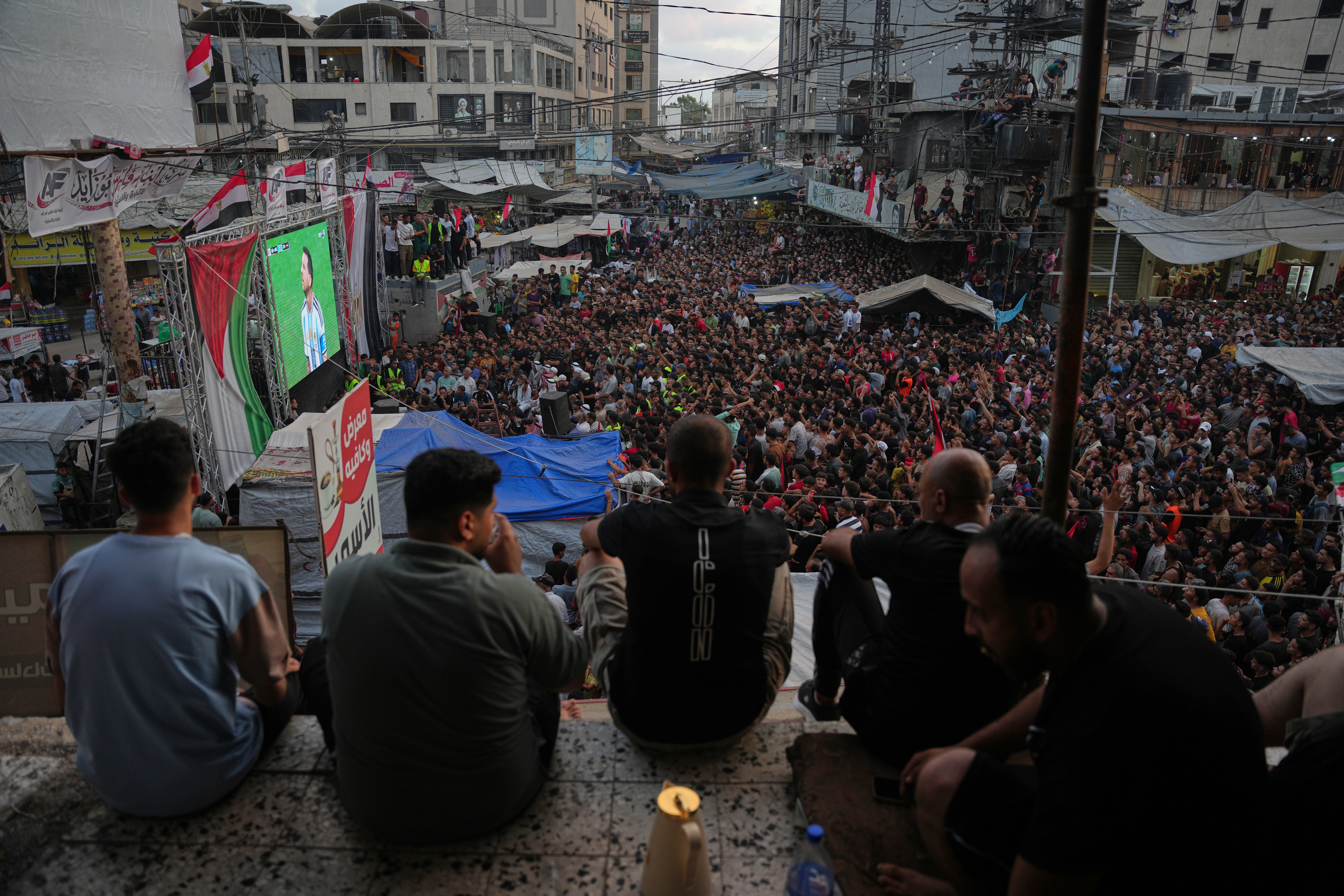 Mohammed al-Wahidi who organized World Cup screenings for Gaza residents before being killed by an Israeli strike