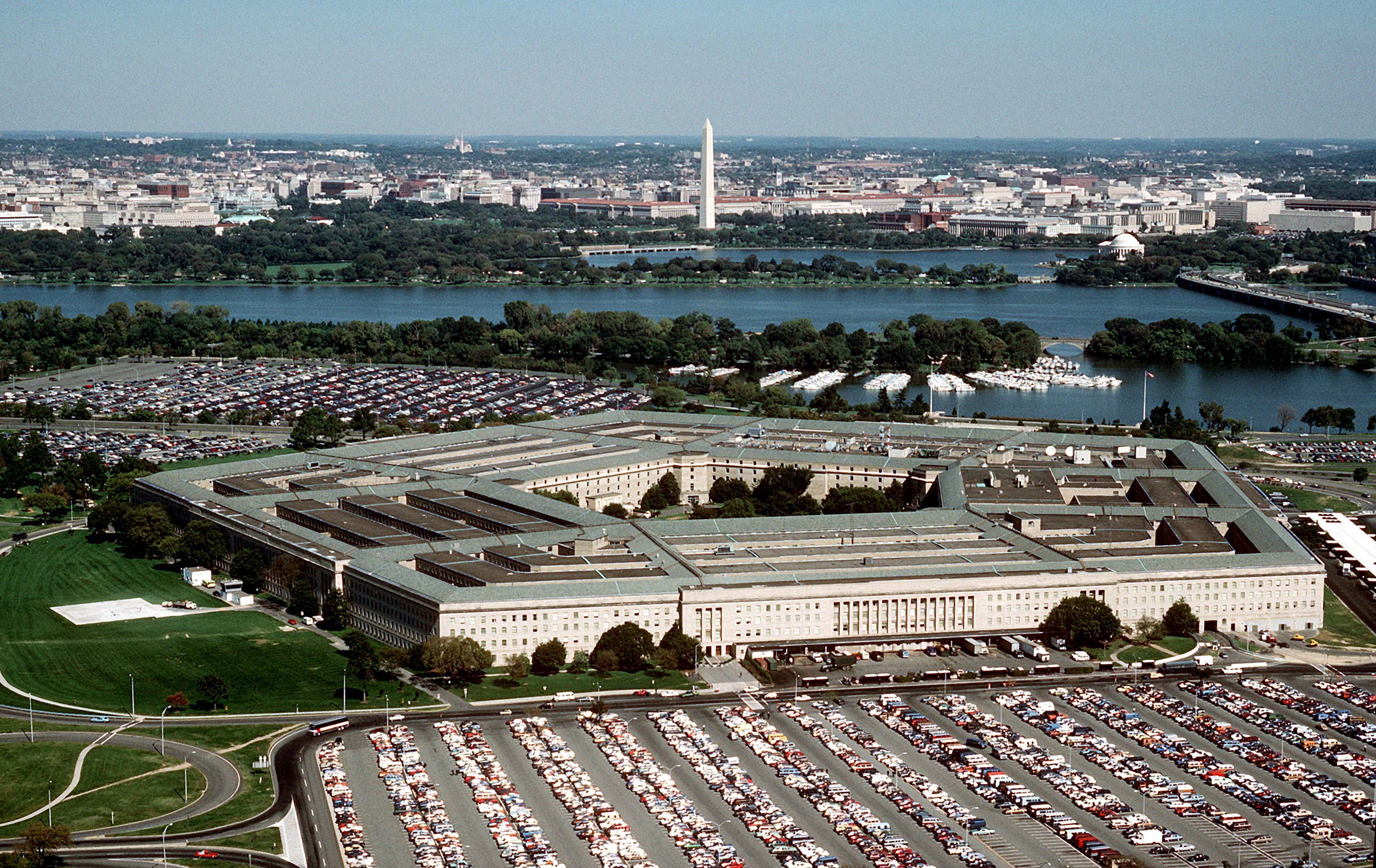 The Pentagon, headquarters of the US Department of Defense, which awarded AeroVironment a $500 million counter-drone contract