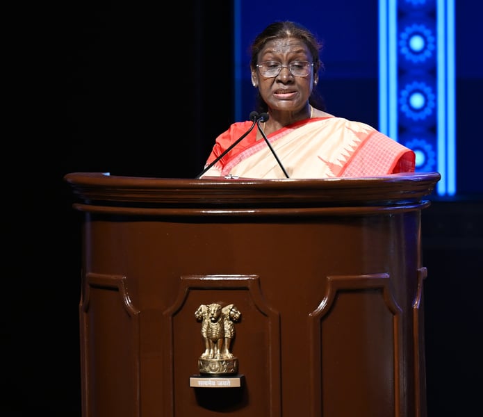 An official Reserve Bank of India ceremony marking the central bank's 90th year