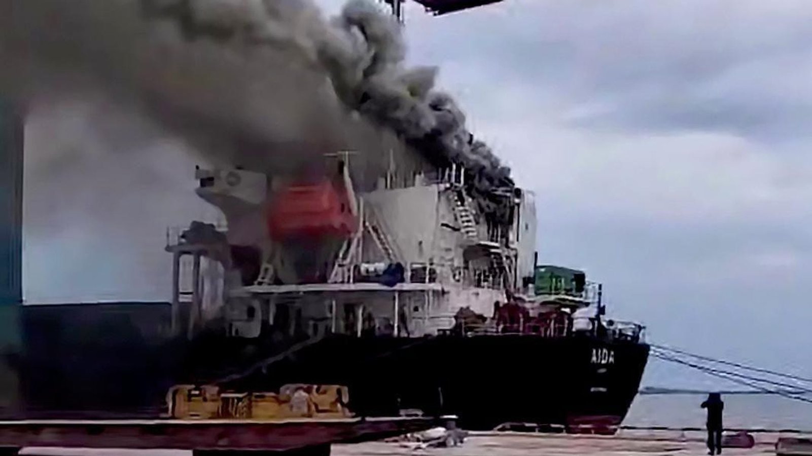 Aftermath of Russian strikes on Ukrainian ports and vessels in the Black Sea, July 2026