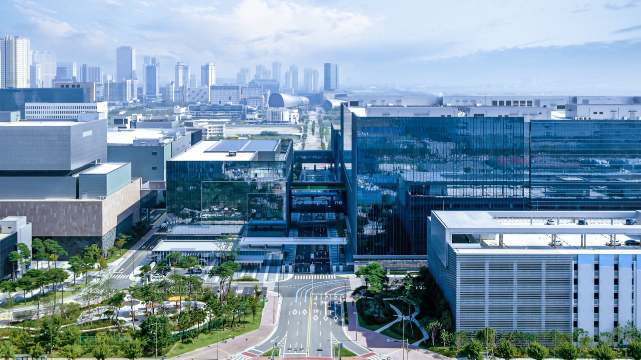 Samsung Biologics BioCampus manufacturing facility in South Korea
