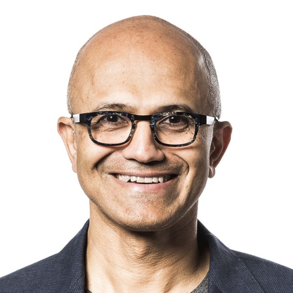 Satya Nadella, Microsoft Chairman and CEO, who reported Azure crossing $100 billion in annual revenue