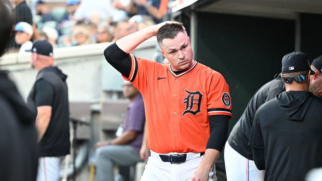 Tarik Skubal pitching at Comerica Park as trade deadline speculation intensifies around the Detroit Tigers ace