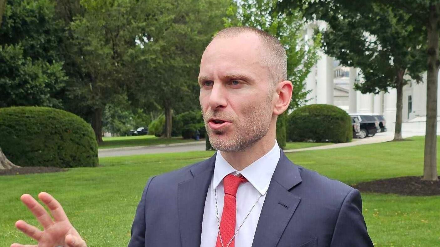 Tether CEO Paolo Ardoino photographed at the White House during US crypto policy discussions in 2026
