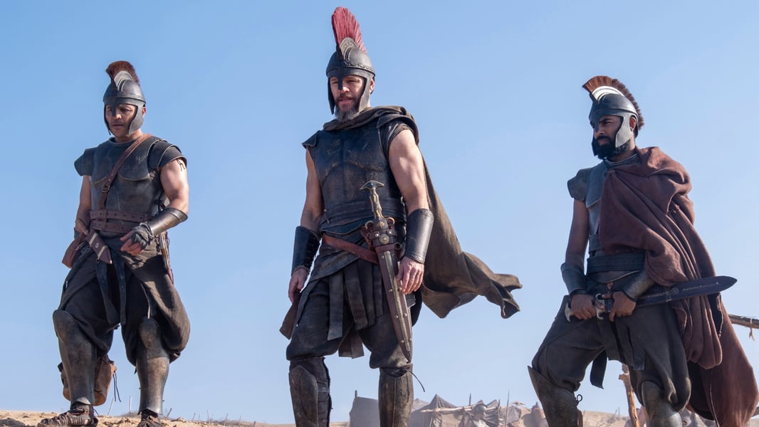 Matt Damon Himesh Patel and cast of The Odyssey Christopher Nolan Universal Pictures
