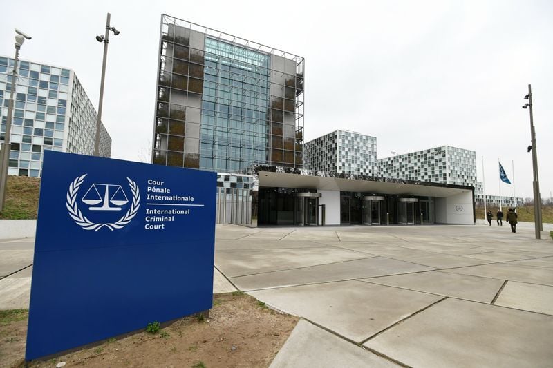 International Criminal Court building in The Hague Netherlands as Trump vows to disable the ICC