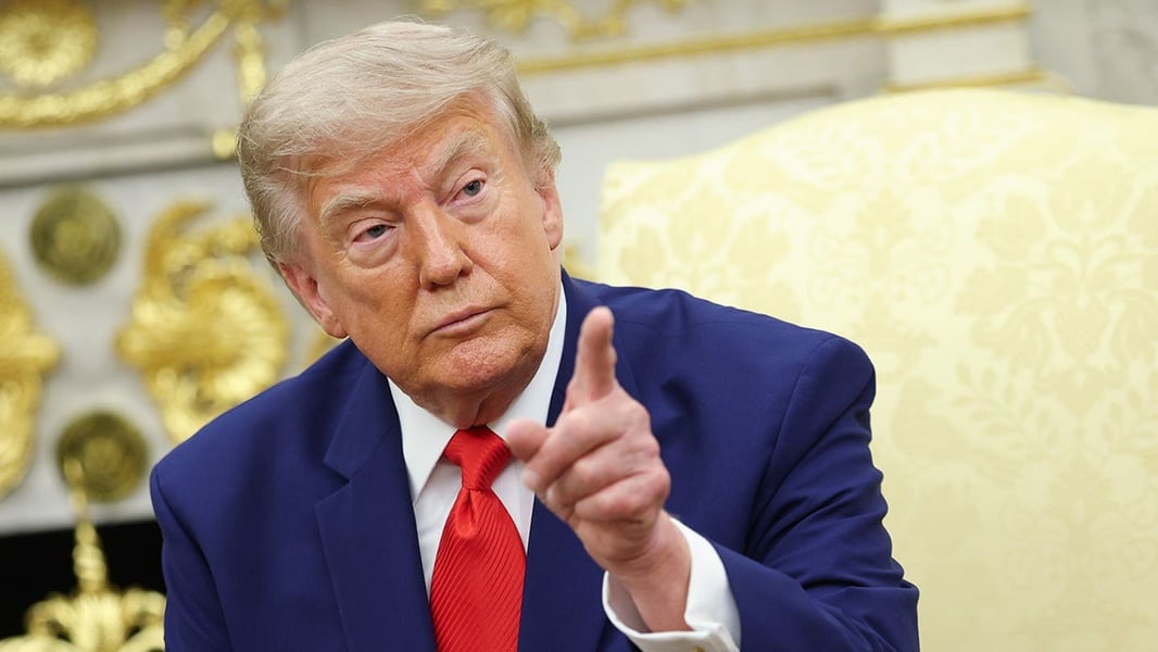 President Donald Trump at the White House in July 2026