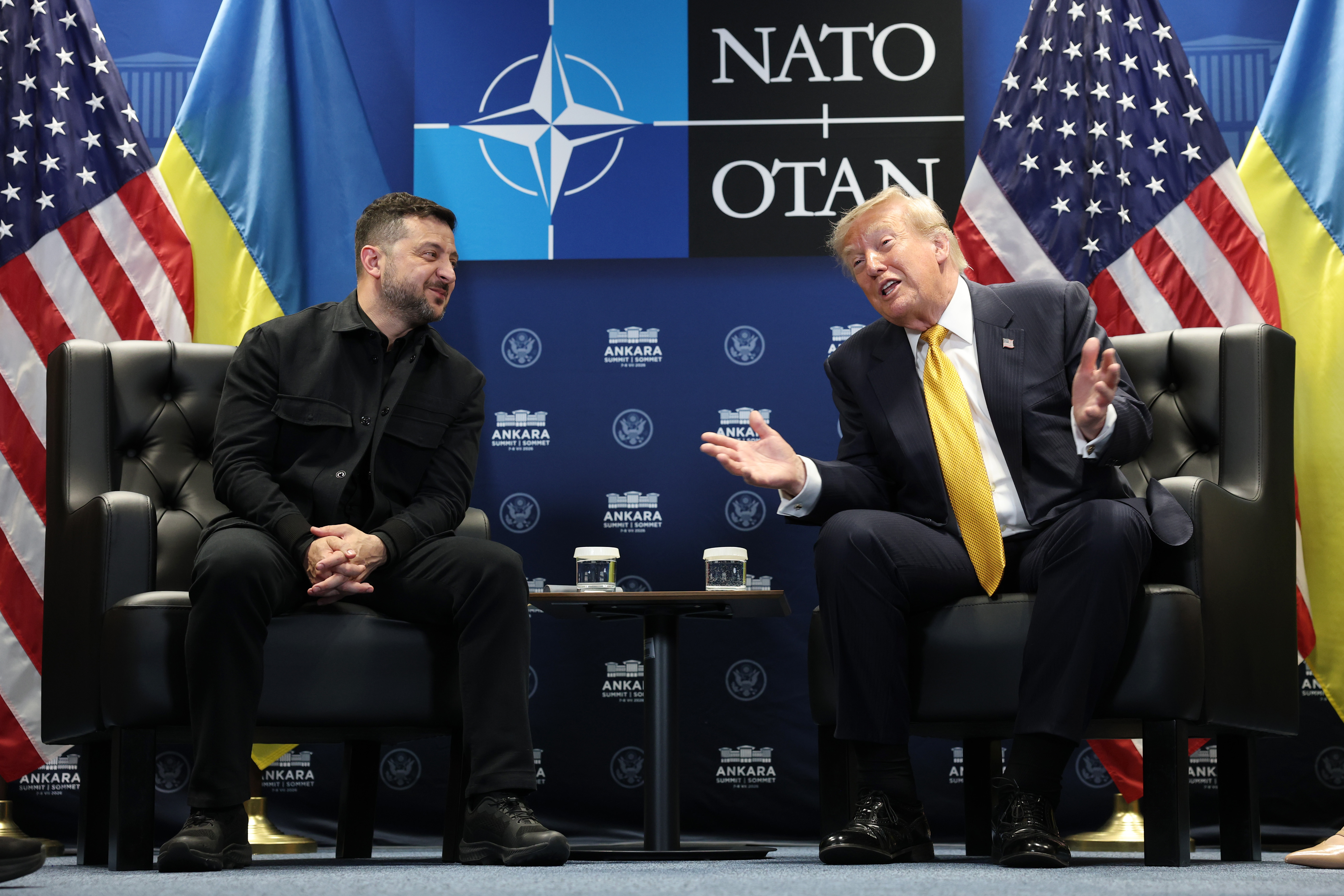 Trump and Zelensky meet bilaterally at NATO Ankara summit 2026