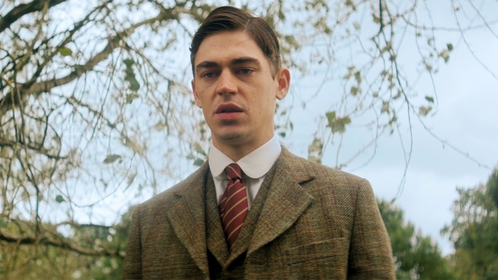 A scene from Young Sherlock Season 1 on Prime Video, starring Hero Fiennes Tiffin