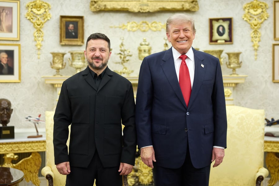 President Zelensky meets President Trump at the White House on July 28 2026