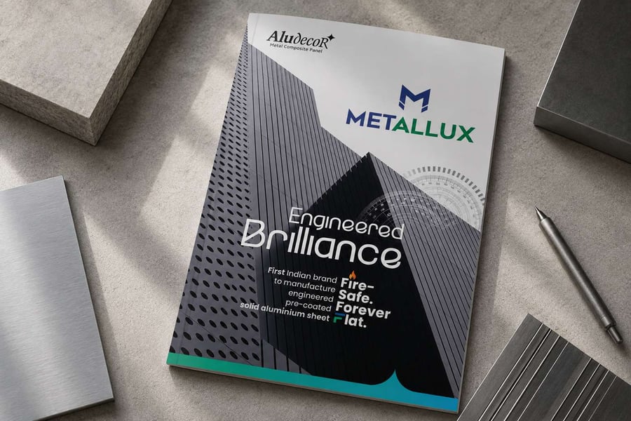 ALUDECOR LAUNCHES METALLUX, ITS ENGINEERED PRE-COATED SOLID ALUMINIUM SHEET