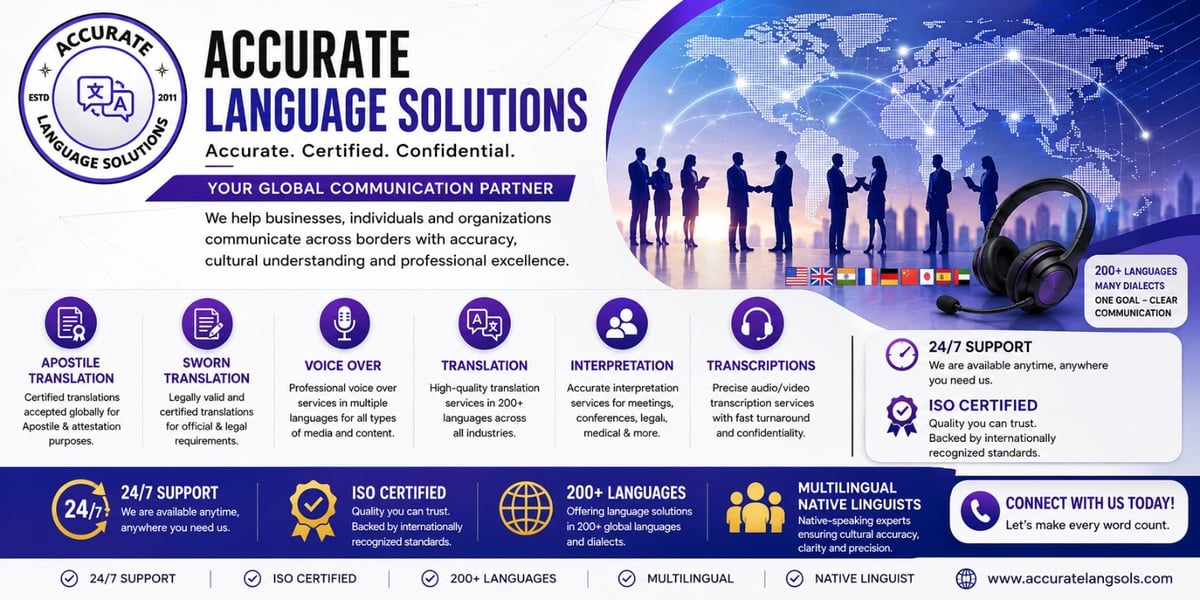 Accurate Language Solutions Expands Multilingual Communication Services for Businesses and Organizations