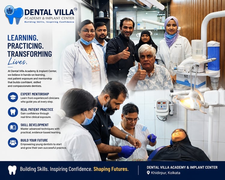 From BDS to Confident Clinician: How Dr. Wasim Hussain and Dental Villa Academy Help Young Dentists Build Their Own Practice