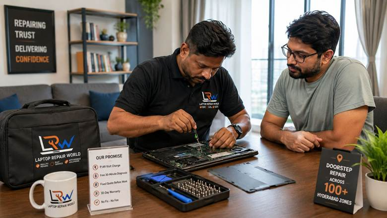 Laptop Repair World Highlights Customer Response After Doorstep Expansion to 100+ Hyderabad Zones