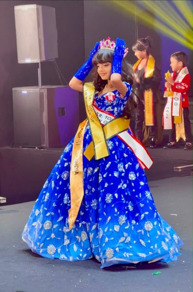 Mumbai 7-year-old, Tiana Pandit, wins first runner-up at the Junior Model International World Finals in Bangkok
