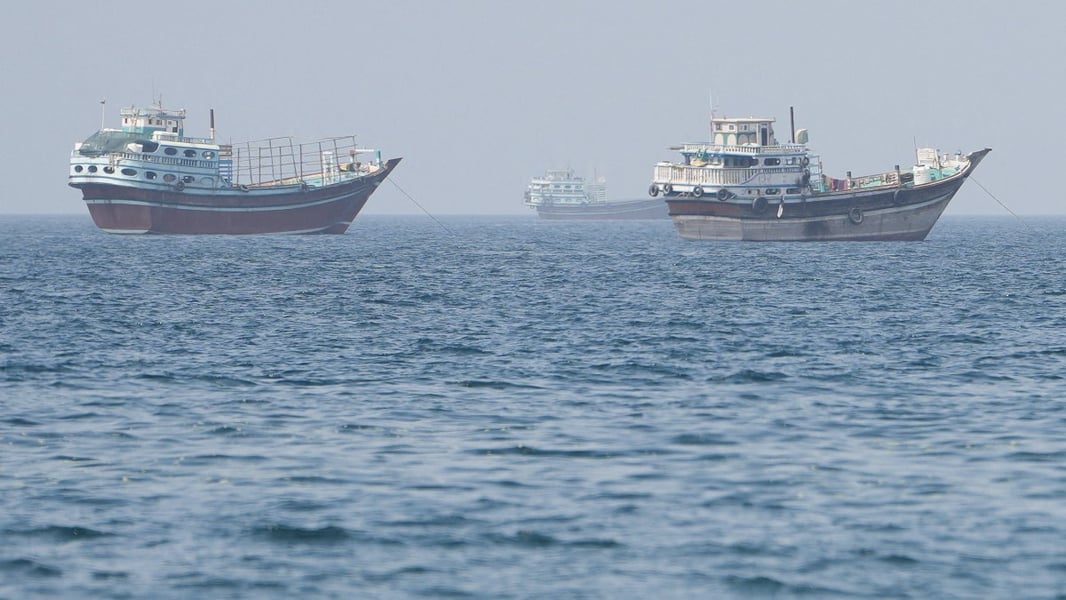 An ADNOC oil tanker targeted by Iran in the Strait of Hormuz, August 2026