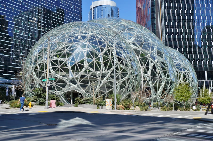 Amazon Spheres headquarters in Seattle, Washington