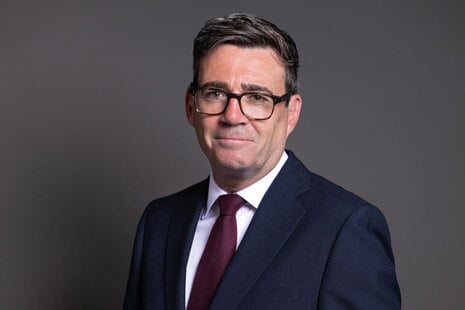 Official portrait of UK Prime Minister Andy Burnham