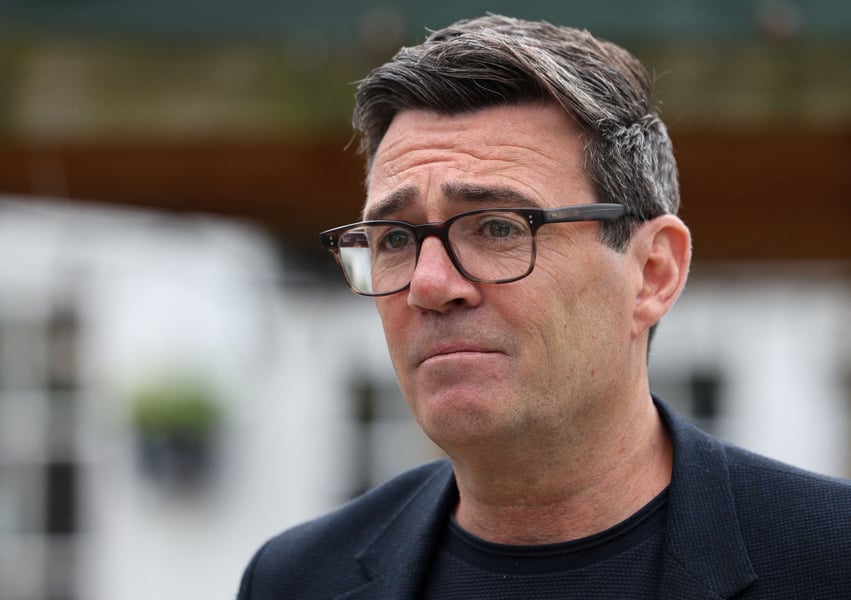 UK Prime Minister Andy Burnham photographed before becoming prime minister