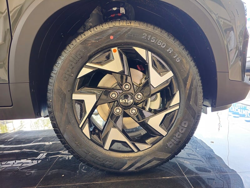 An Apollo tyre, the product of one of India's largest tyre manufacturers