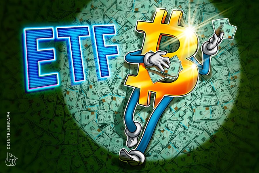 Bitcoin ETF applications graphic showing strong institutional inflows in August 2026 as Bitcoin crosses $80,000