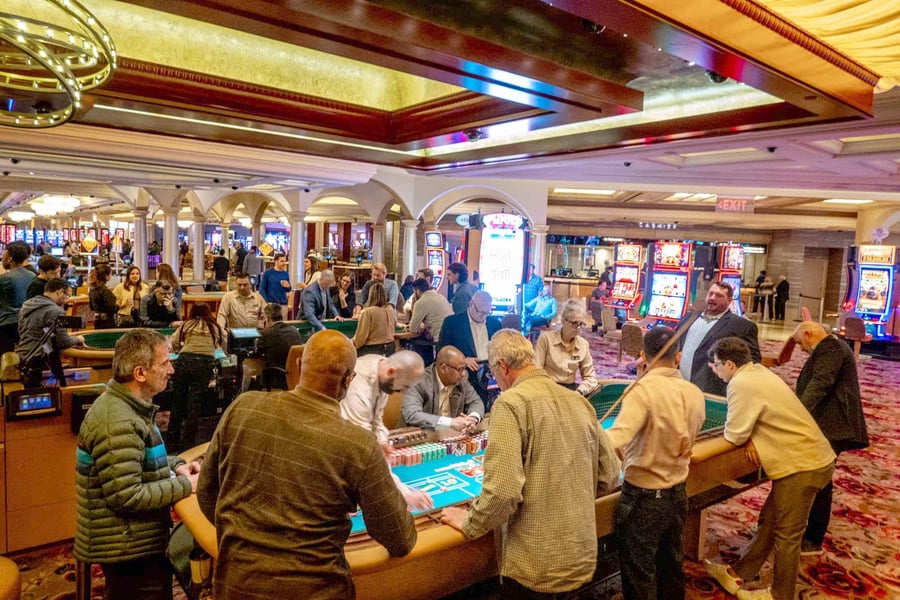 Borgata Casino in Atlantic City, New Jersey's top-grossing casino property with $81.6 million in July 2026 floor revenue