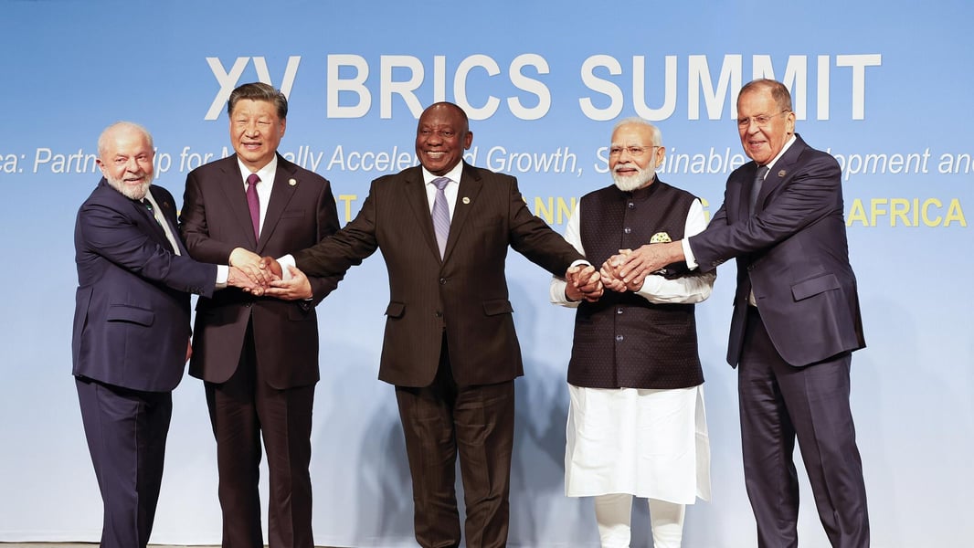 BRICS leaders at SCO Summit 2026