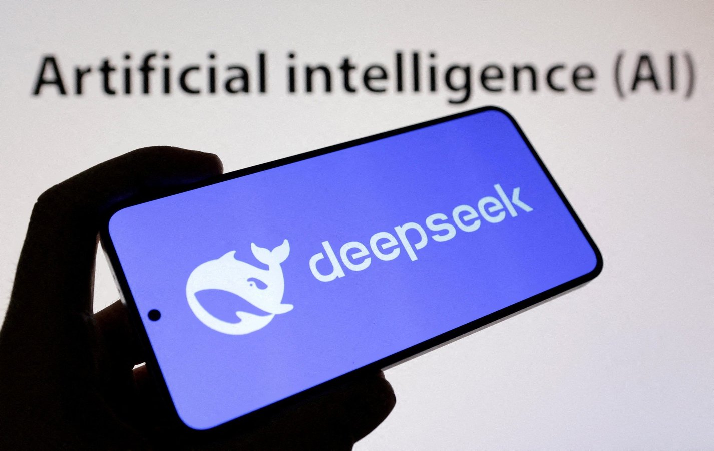 Digital representation of Chinese AI industry growth as DeepSeek and Alibaba models dominate global usage rankings in 2026