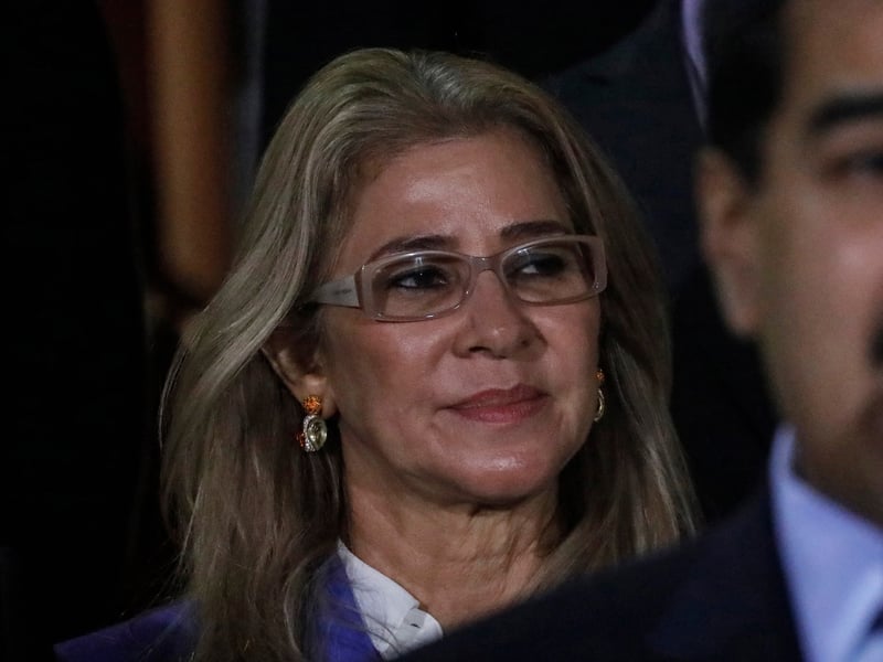 Cilia Flores, wife of Nicolás Maduro and Venezuela's former first lady, who faces narco-terrorism charges alongside her husband at MDC Brooklyn