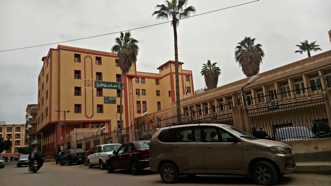 Courthouse in Dasouk Egypt, one of Egypt's regional courts where criminal piracy cases are prosecuted