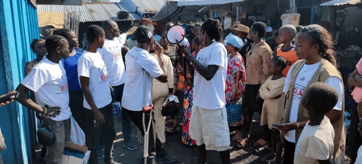 Health workers responding to the Bundibugyo Ebola outbreak in the Democratic Republic of the Congo