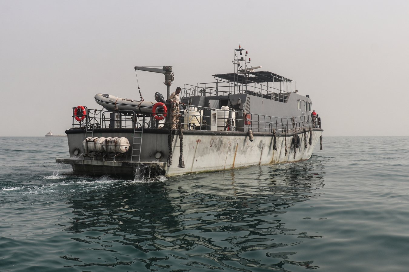 Naval vessels in Red Sea as Iran war disrupts global oil tanker routes driving Exxon and Chevron profits
