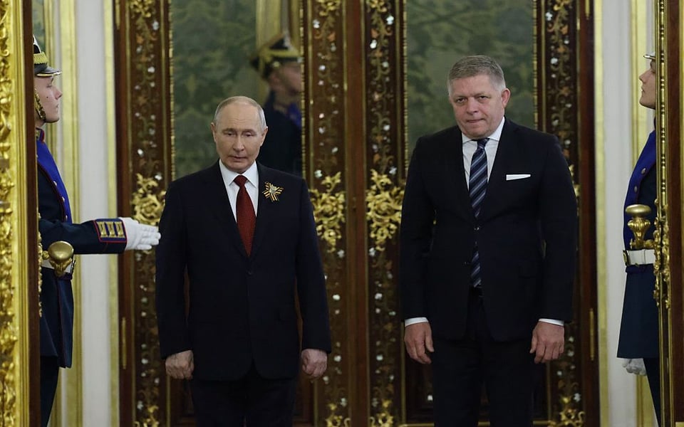 Slovak Prime Minister Robert Fico meets Russian President Vladimir Putin at the Kremlin in Moscow May 2026