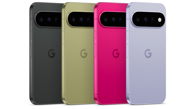 Google Pixel 11 smartphone lineup with Tensor G6 chip on display