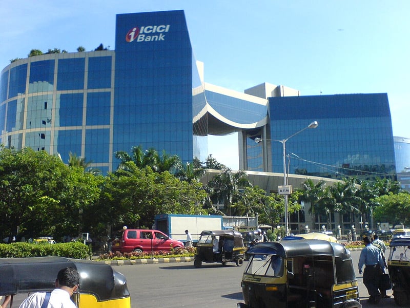 ICICI Bank Towers at Bandra Kurla Complex in Mumbai, the corporate office of ICICI Bank