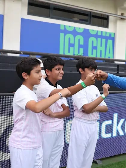 India cricket players at the ICC Champions Trophy 2025 in Dubai including Shreyas Iyer