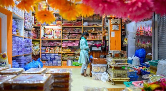 Economic activity in India as the country posted record foreign exchange reserves of $728 billion in August 2026