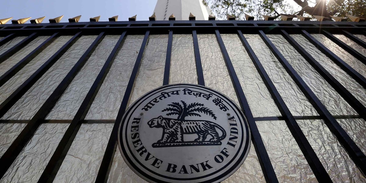 Reserve Bank of India seal, the authority whose October rate decision the G-Sec curve is pricing