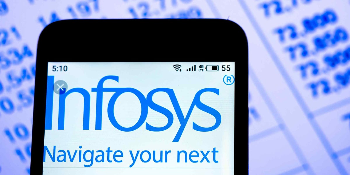 Infosys India IT services company large outsourcing deals revenue guidance Q1 FY27