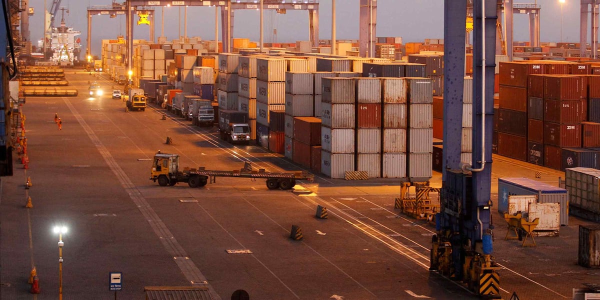 India ports logistics Adani Ports Concor JSW Infrastructure Q1 FY27 cargo throughput