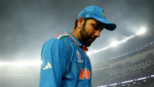 Rohit Sharma India captain during India vs Pakistan ICC Men's Cricket World Cup 2023 in Ahmedabad